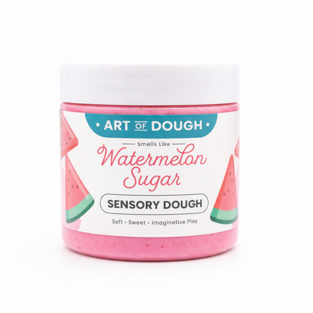 Watermelon Sugar Sensory Dough