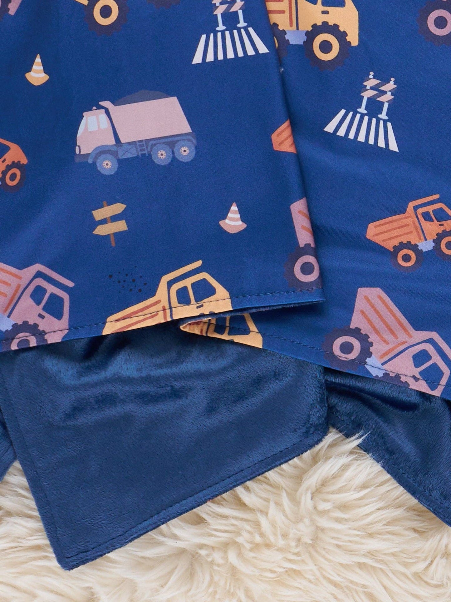 Truck Stop Baby Blanket