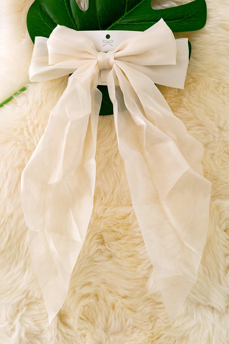 COQUETTE ❤️CHIFFON❤️ HAIR BOWS AVAILABLE IN 5COLORS
