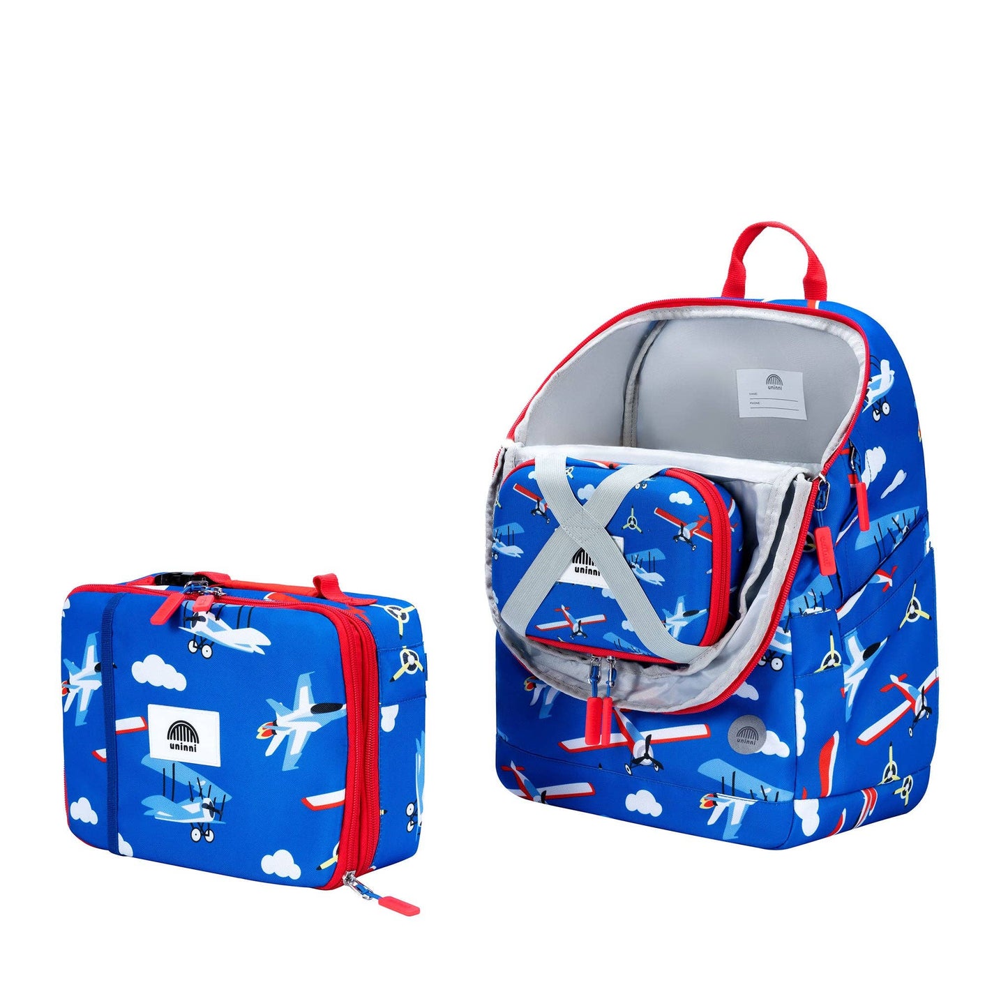 Airplane Backpack 3pc set