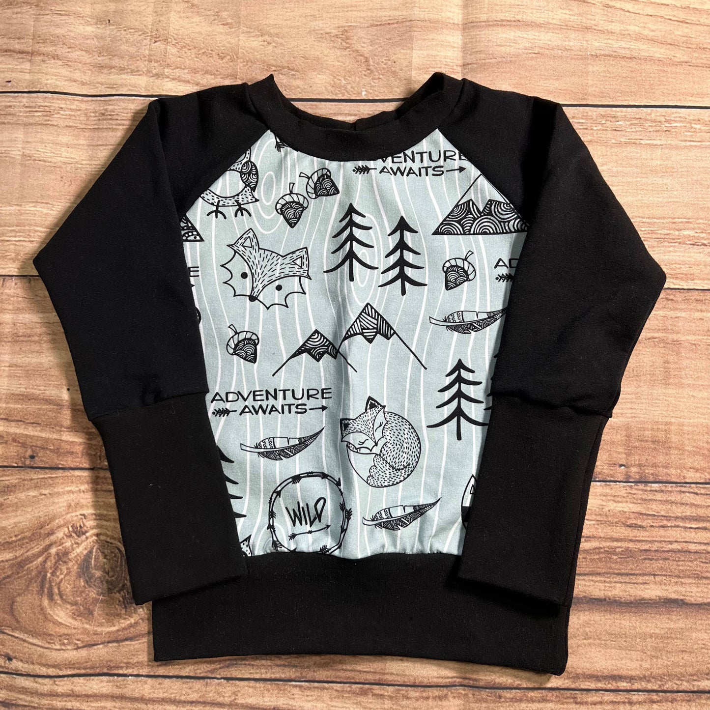 Adventure Awaits Sage Grow With Me Sweater