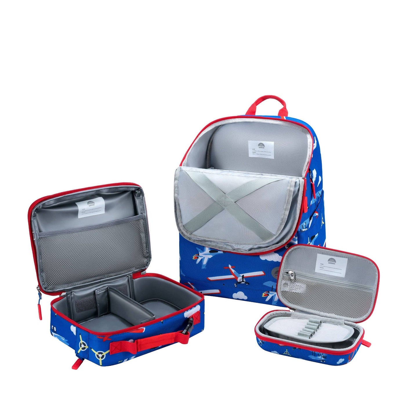 Airplane Backpack 3pc set