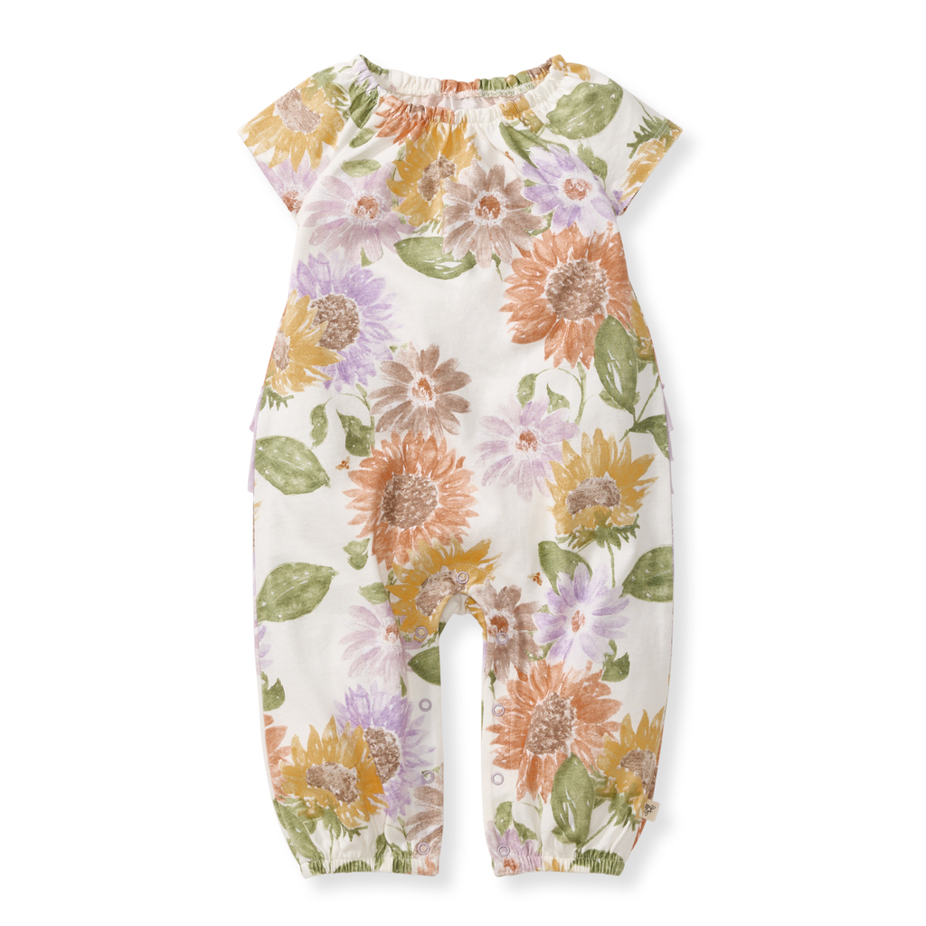 Sweet Sunflowers infant Jumpsuit