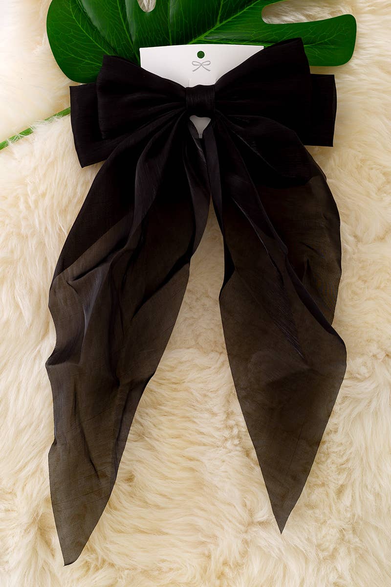 COQUETTE ❤️CHIFFON❤️ HAIR BOWS AVAILABLE IN 5COLORS
