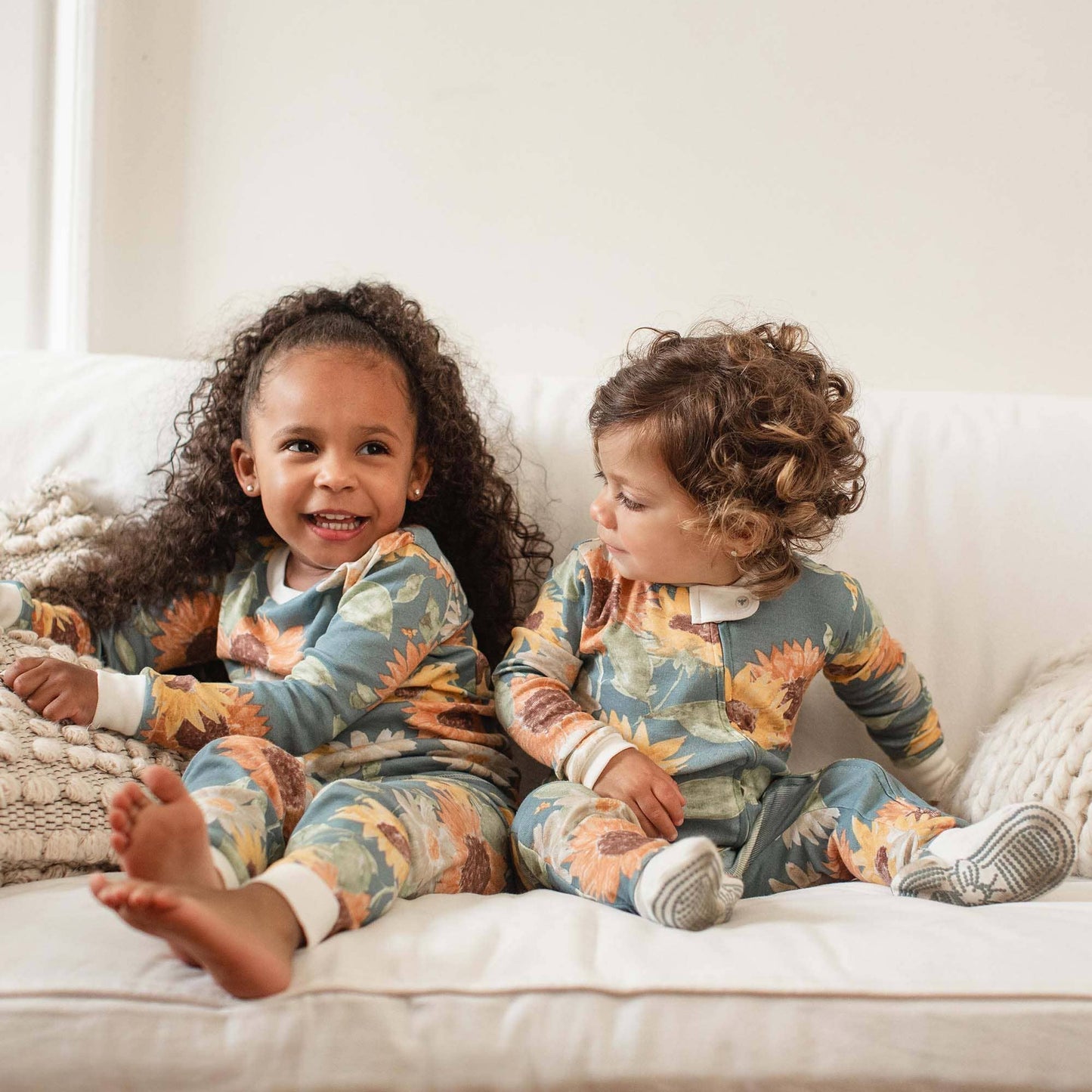 Sunflowers Infant PJ Set