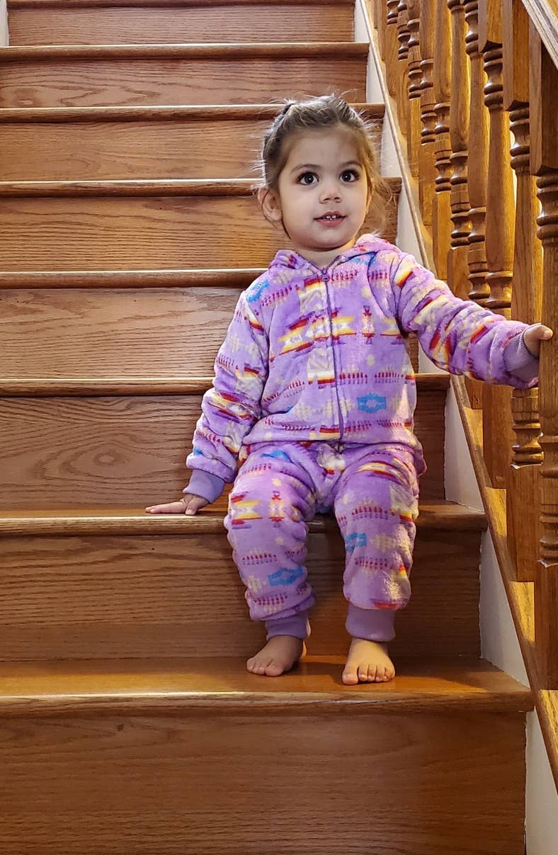 Hooded Toddler Fleece One Piece (3T-5T)