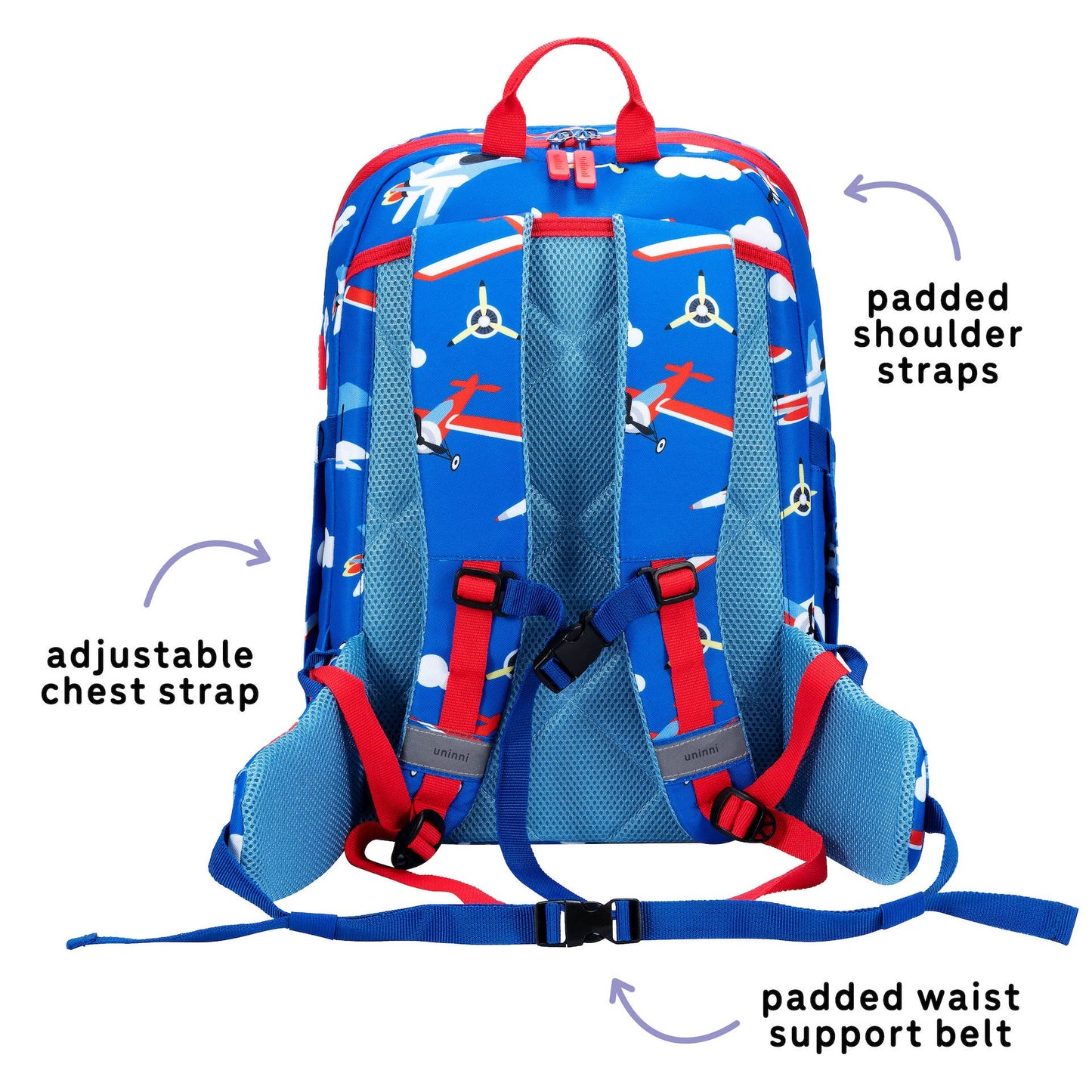 Airplane Backpack 3pc set