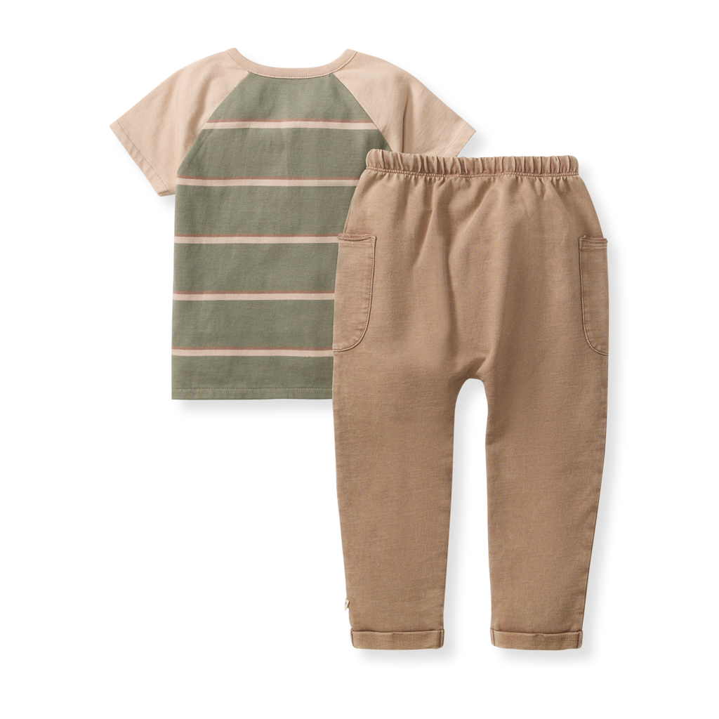 Canyon Trekker Stripe Tee Set/Toddler