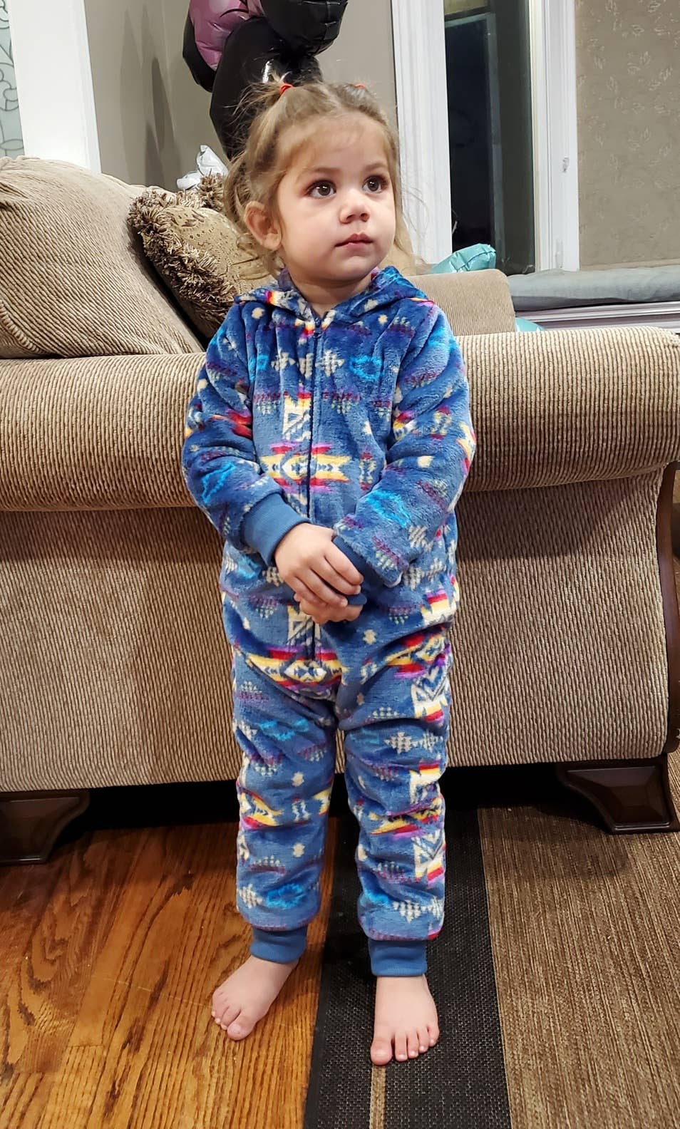 Hooded Toddler Fleece One Piece (3T-5T)