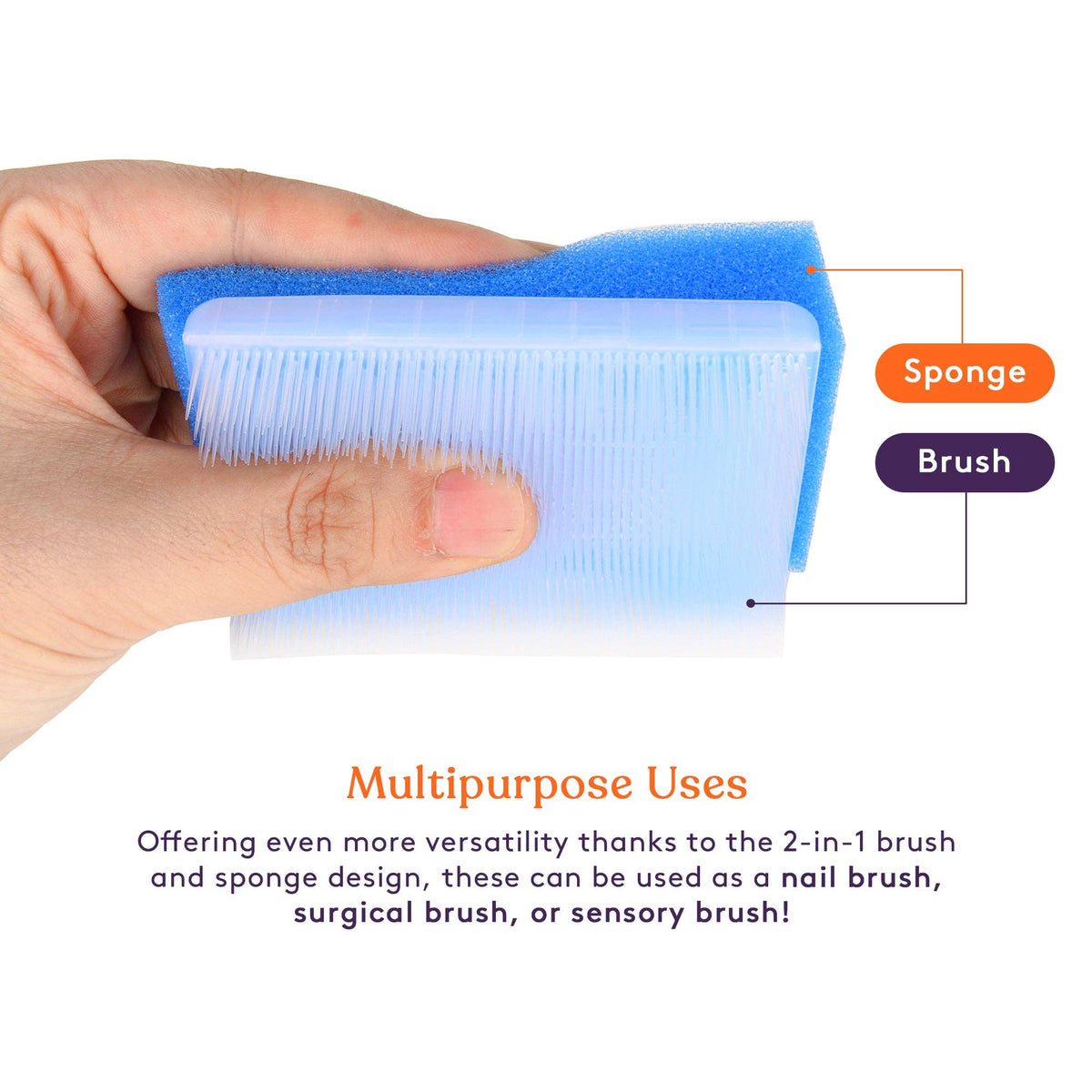 Sensory Brushes & Sponges – 6 Pack