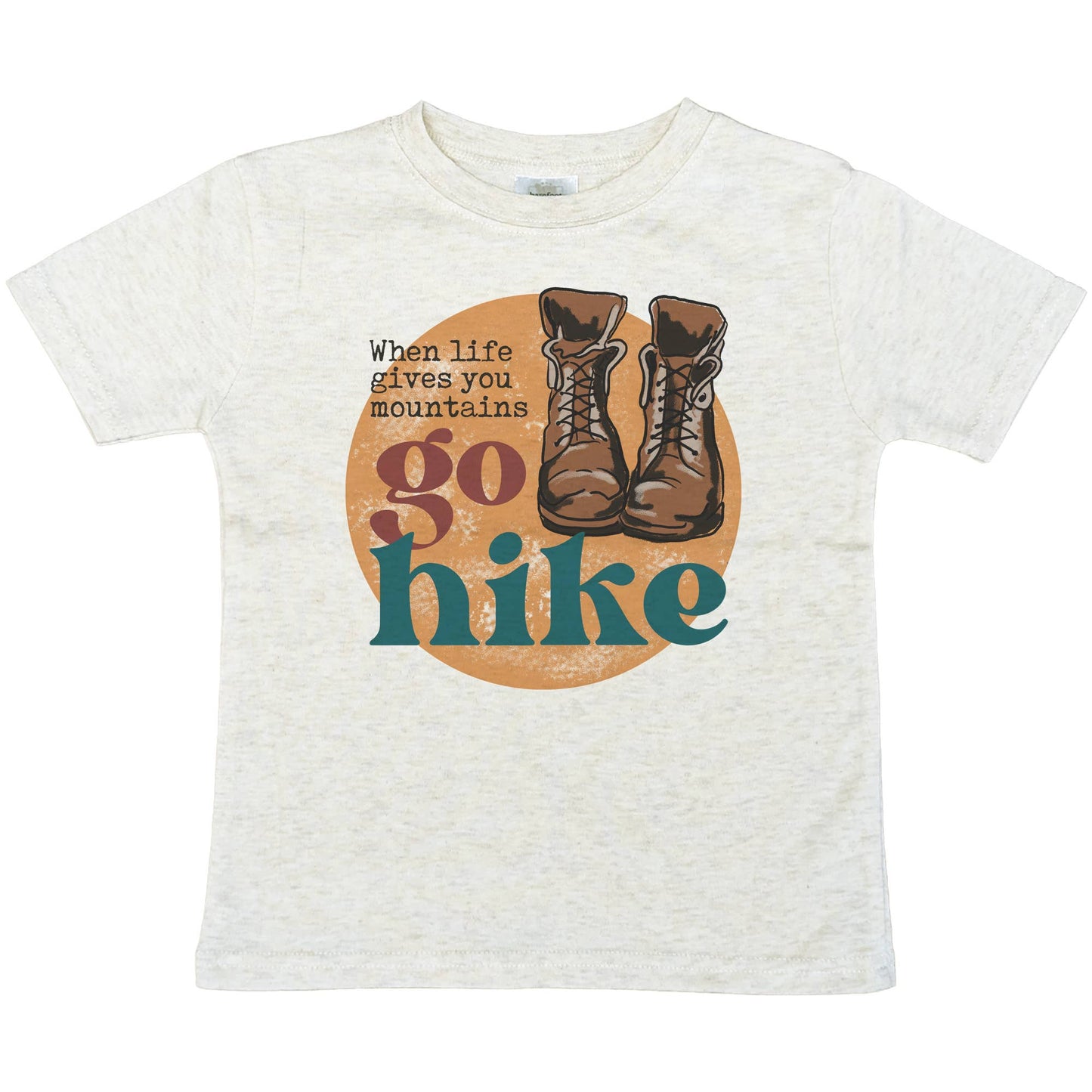 Go Hike Mountains Outdoor Adventure Tee