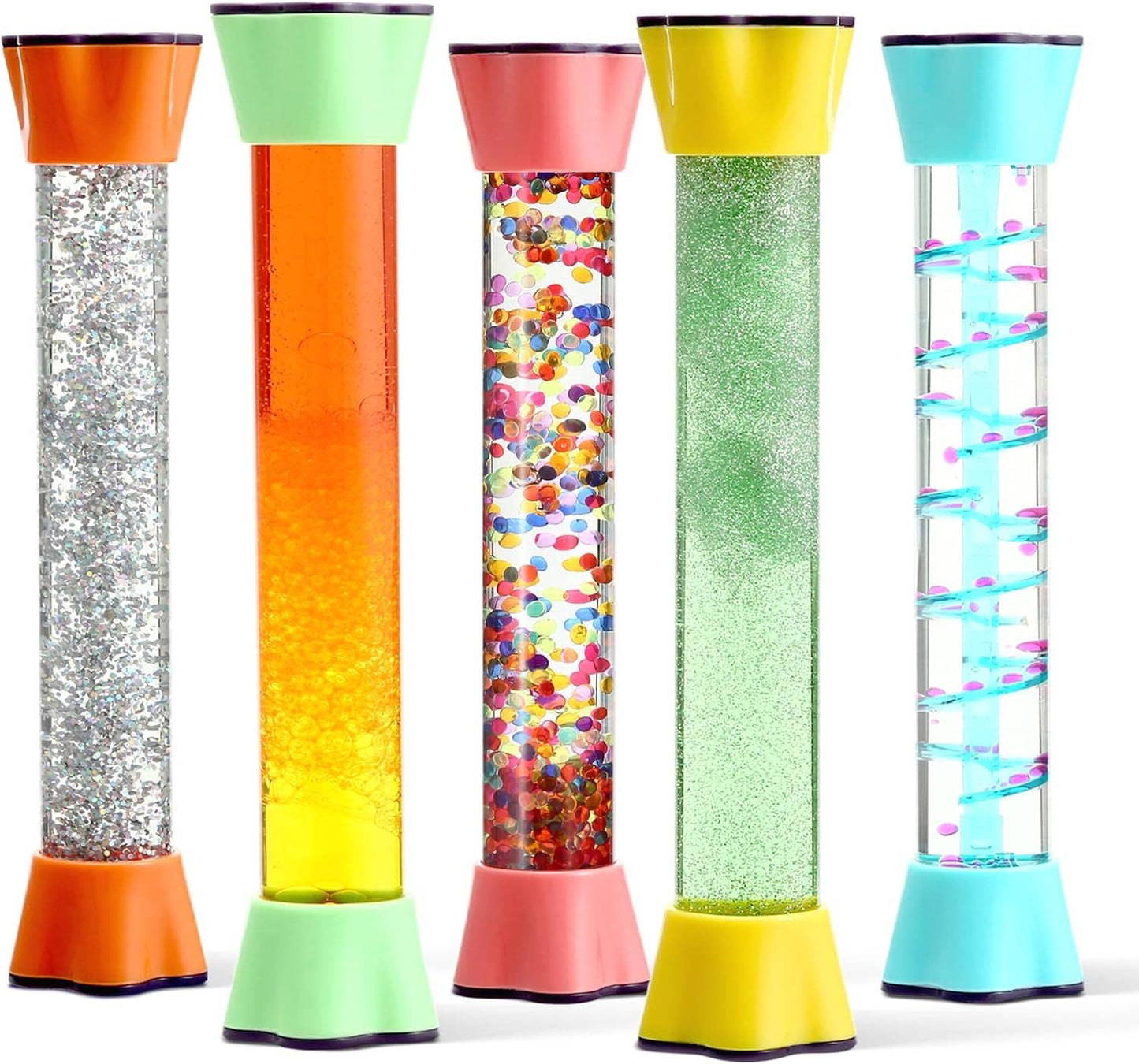 Liquid Motion Bubbler Toy Cool Tubes 5-Pack