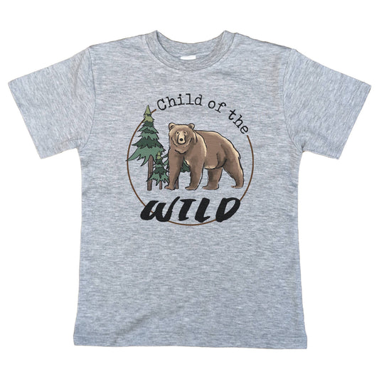 Child of the wild Bear Adventure Kid Clothing Hiking Apparel