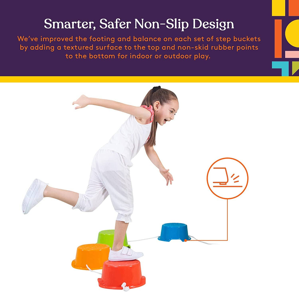 Little Explorers Balance Stepping Stones – 8 Piece Set