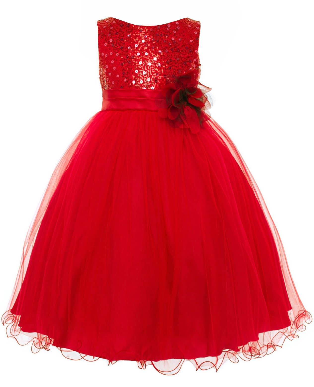 Valentine Beaded Sequin Tulle Dress