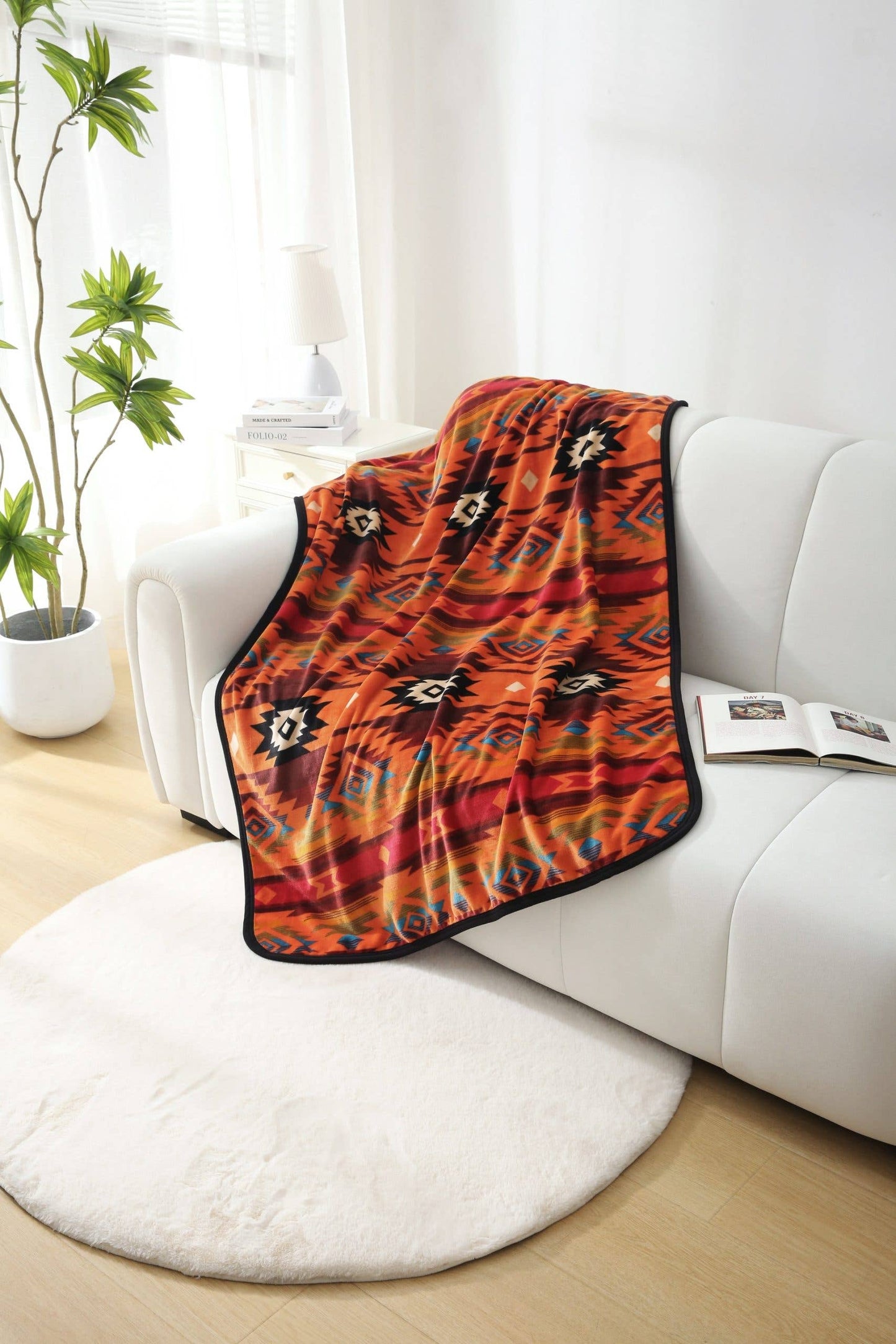 CampFire Trails Throw Blanket
