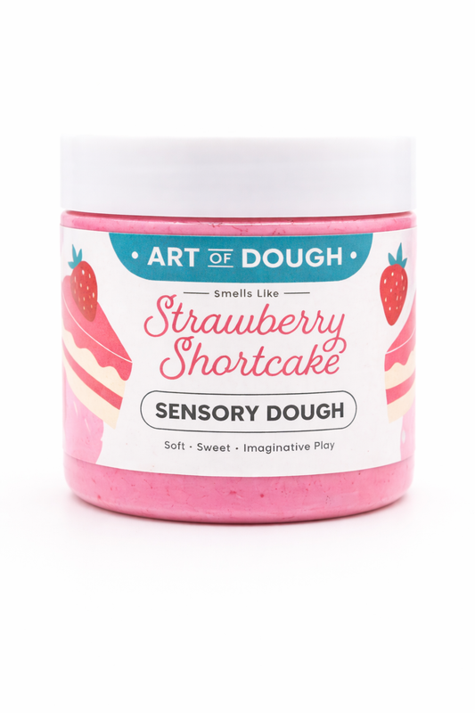 Strawberry Shortcake Sensory Dough