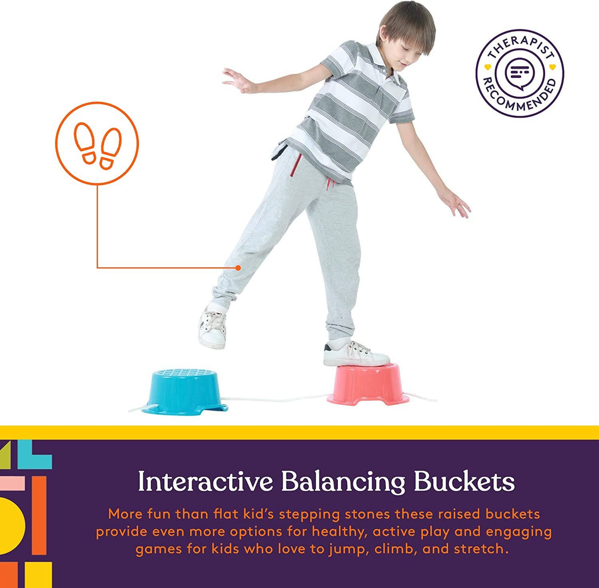 Little Explorers Balance Stepping Stones – 8 Piece Set