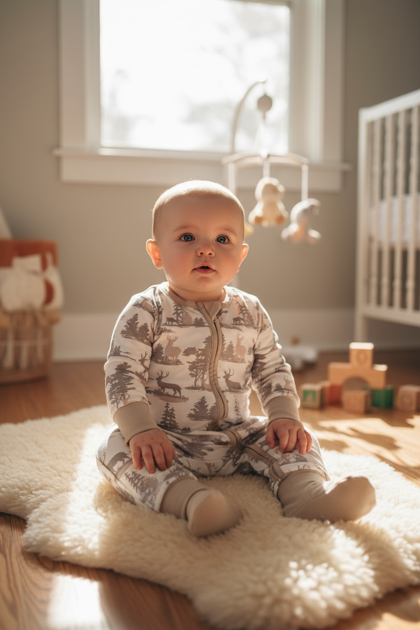 TrailSide Timber Baby Pajamas