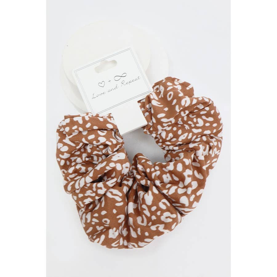 Large Leopard Scrunchie