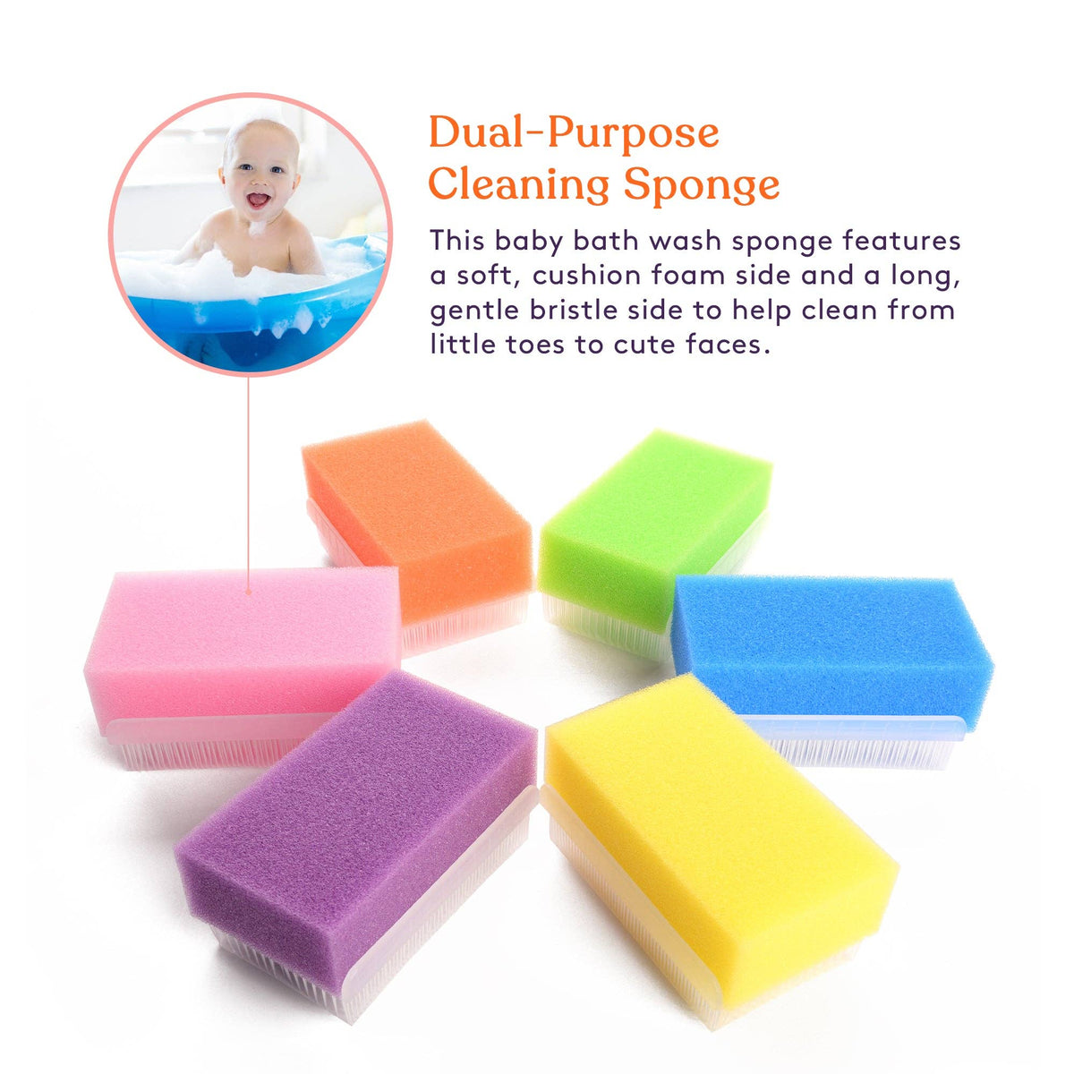 Sensory Brushes & Sponges – 6 Pack