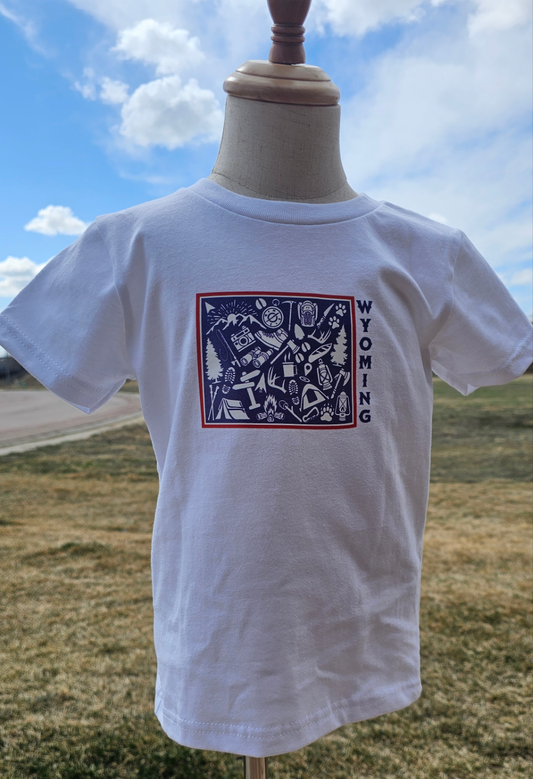 Wyoming State/ Outdoors Tee