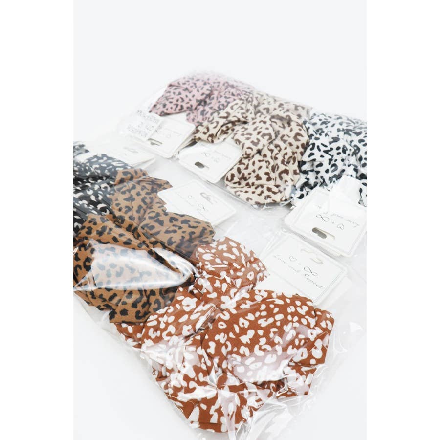 Large Leopard Scrunchie