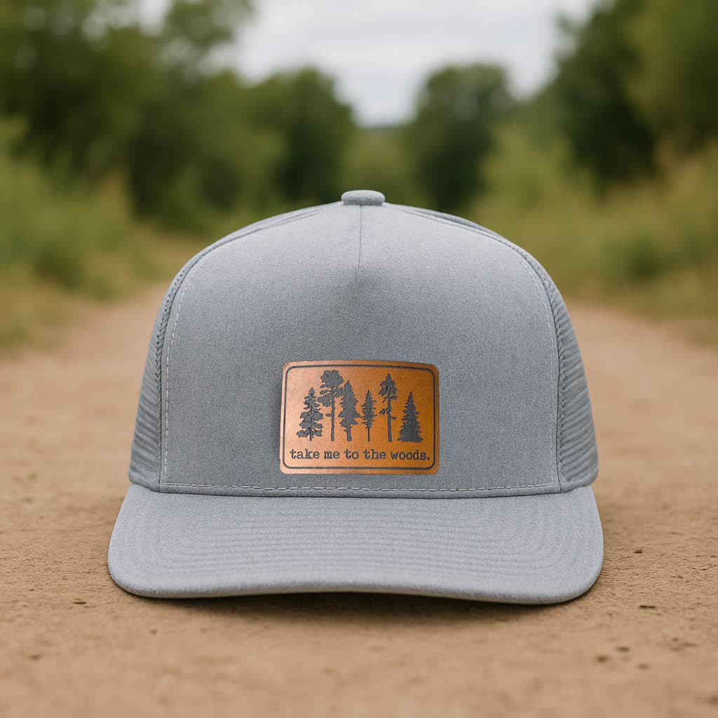 "Take me to the woods " Hiking Adventure Kids Trucker Hat