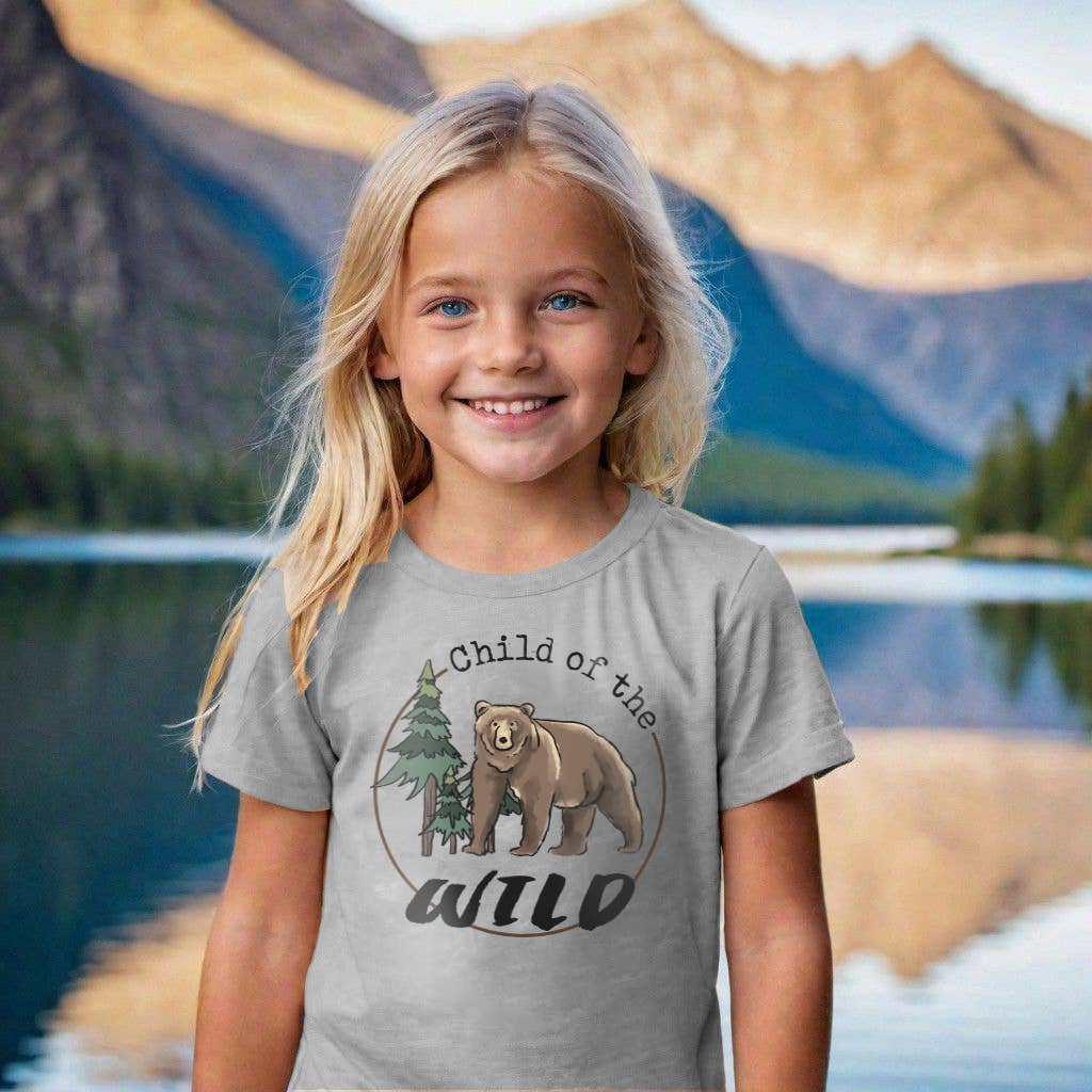 Child of the wild Bear Adventure Kid Clothing Hiking Apparel