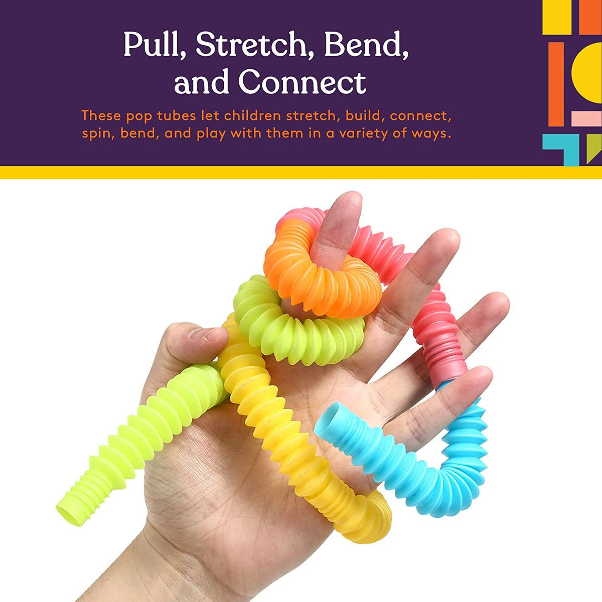 Tiny Sensory Pop Tubes – 30 Pack