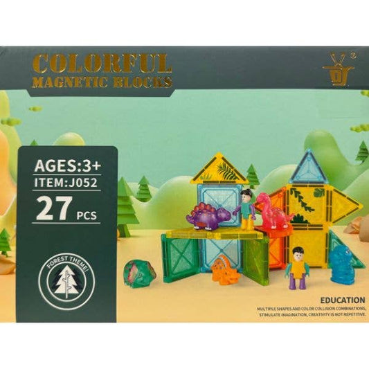 Dinosuar Magnetic Tile Series  27PC