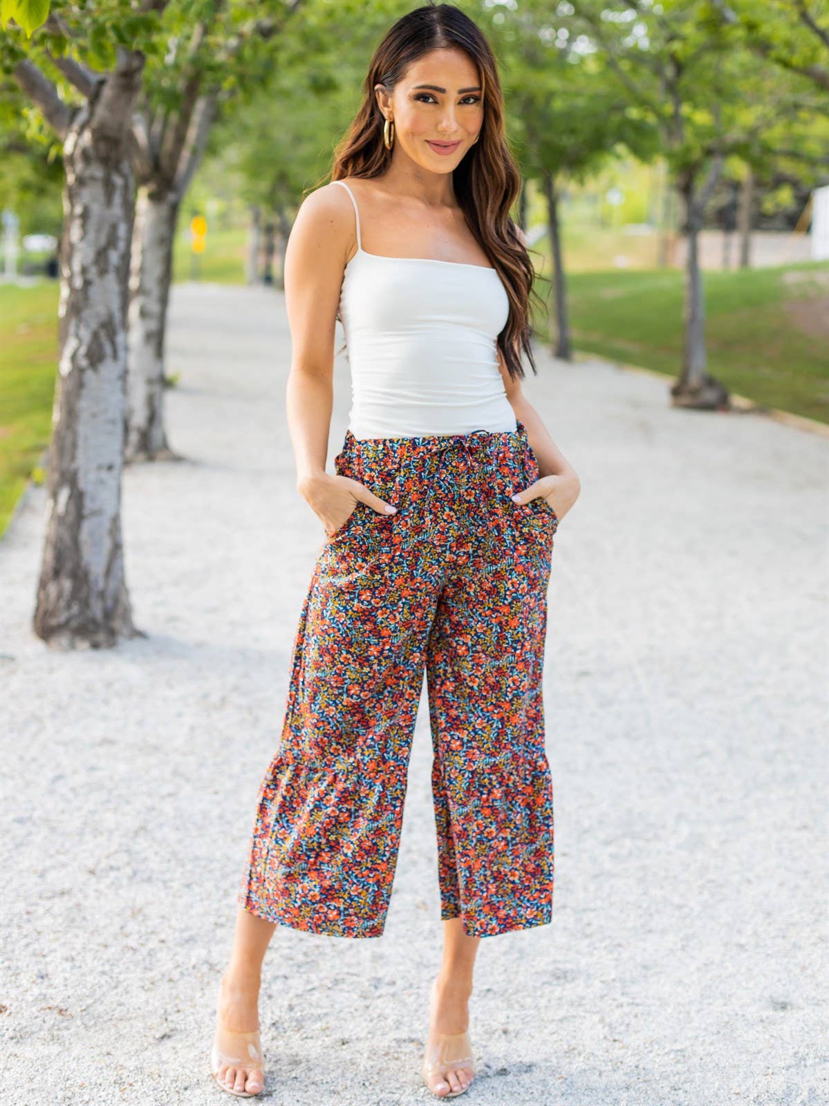 Floral Callen Flare Pants