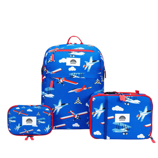 Airplane Backpack 3pc set