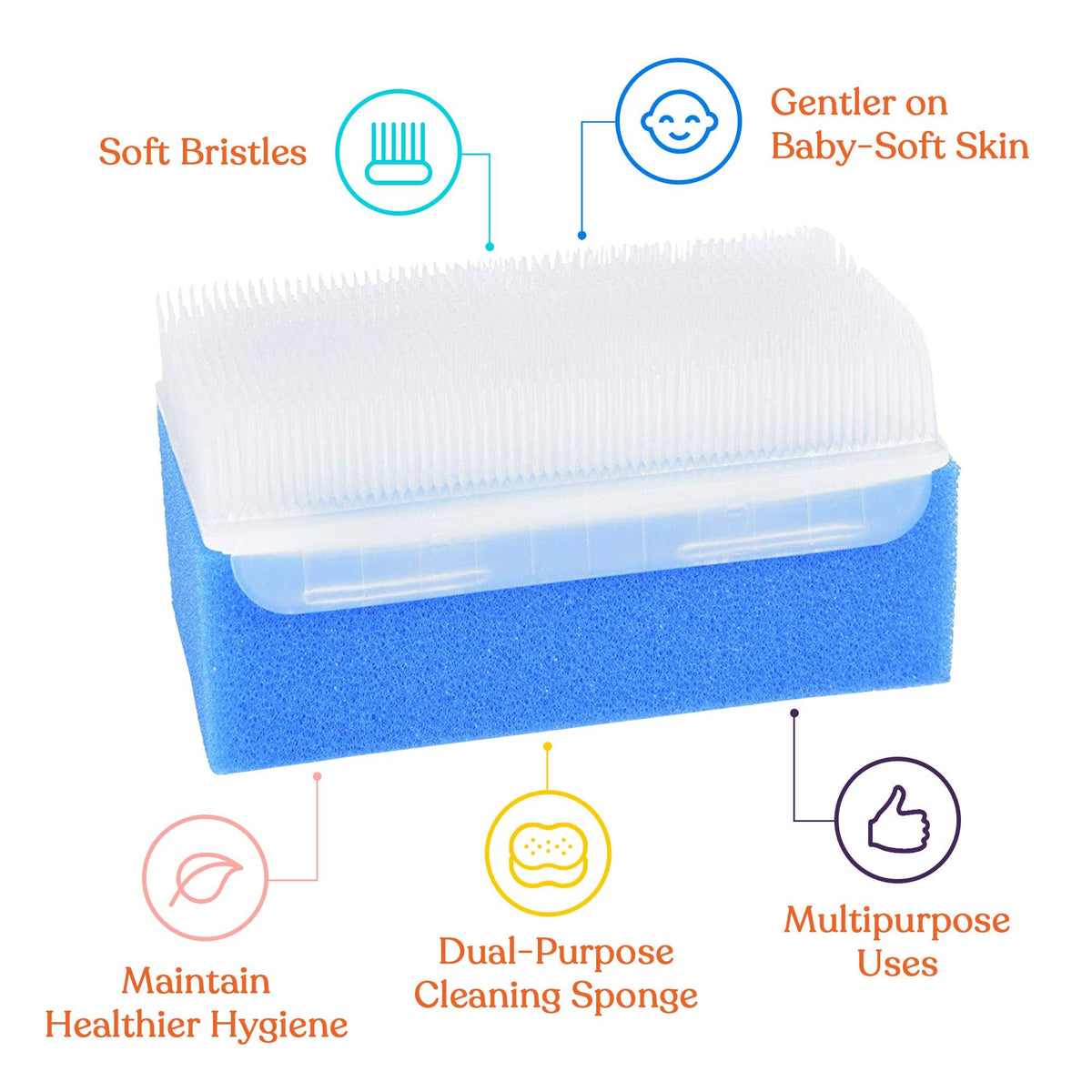 Sensory Brushes & Sponges – 6 Pack