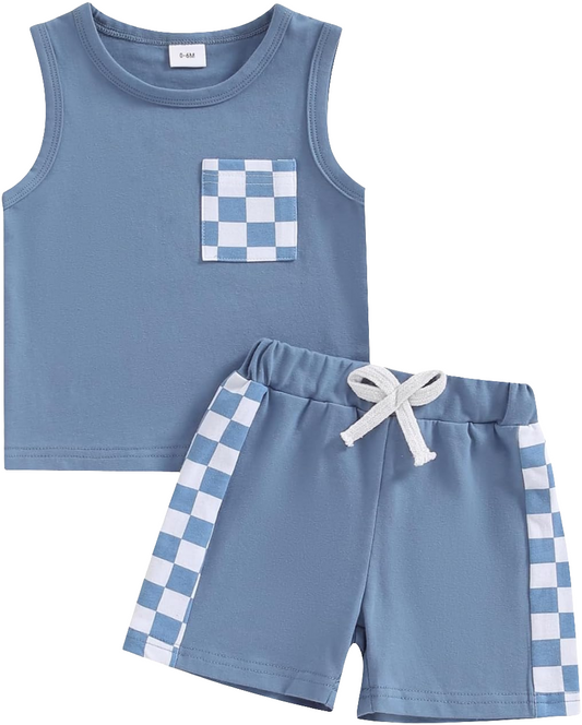 Everyday checkered Tank Set
