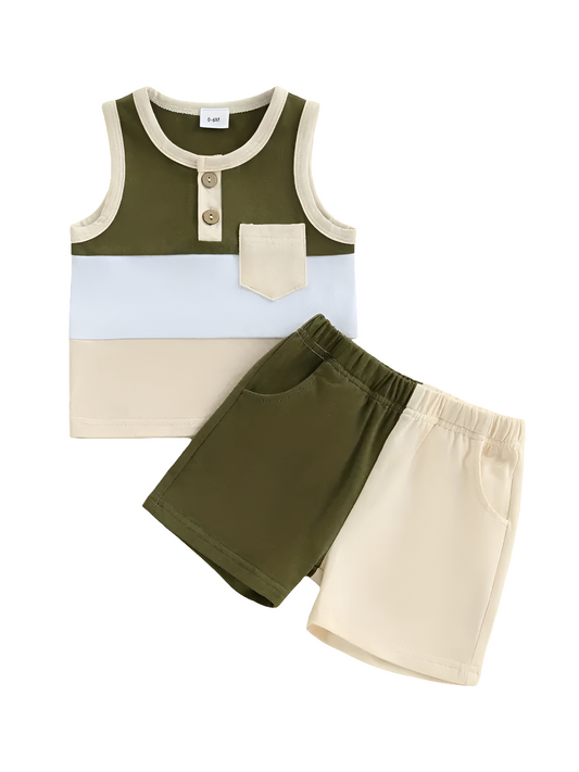 Woodland Pine Green ColorBlock Set