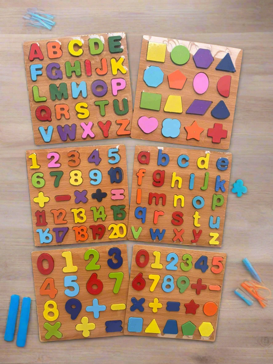 6 Learning board sets
