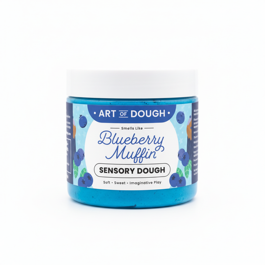 Blueberry Muffin Sensory Dough