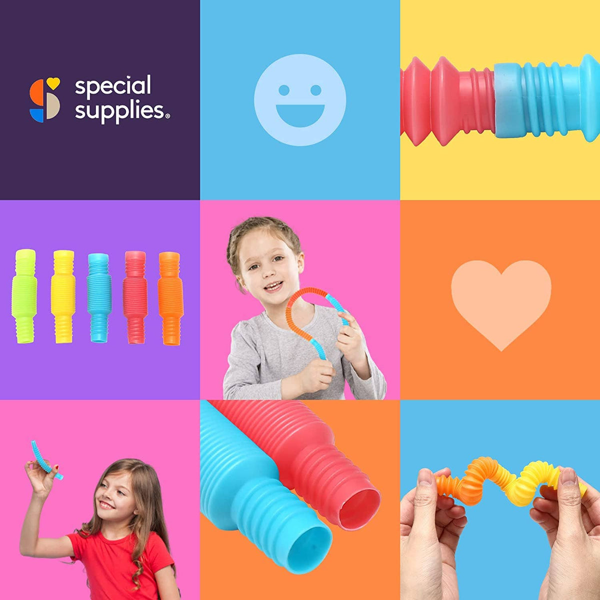 Tiny Sensory Pop Tubes – 30 Pack