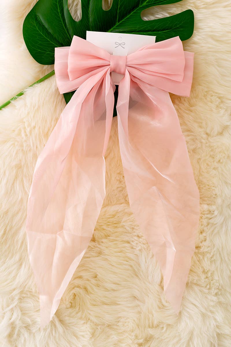 COQUETTE ❤️CHIFFON❤️ HAIR BOWS AVAILABLE IN 5COLORS