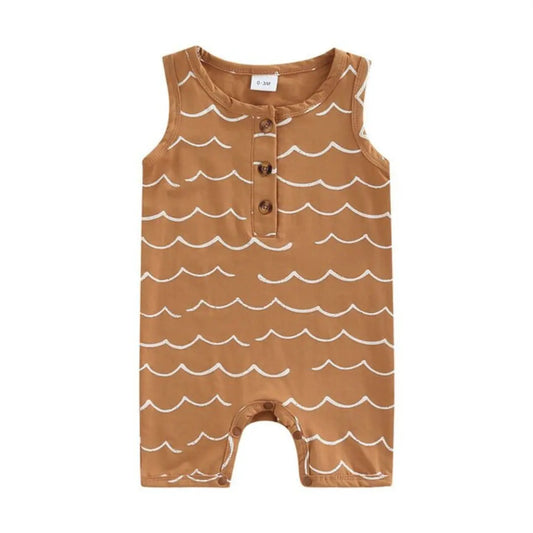 Boys Summer Cotton Romper
