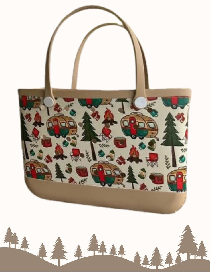Camping Rubber Tote/3 sizes