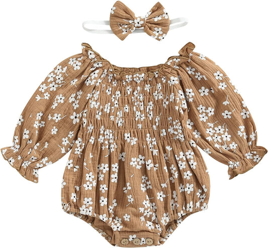 Baby Girls Smocked Bubble