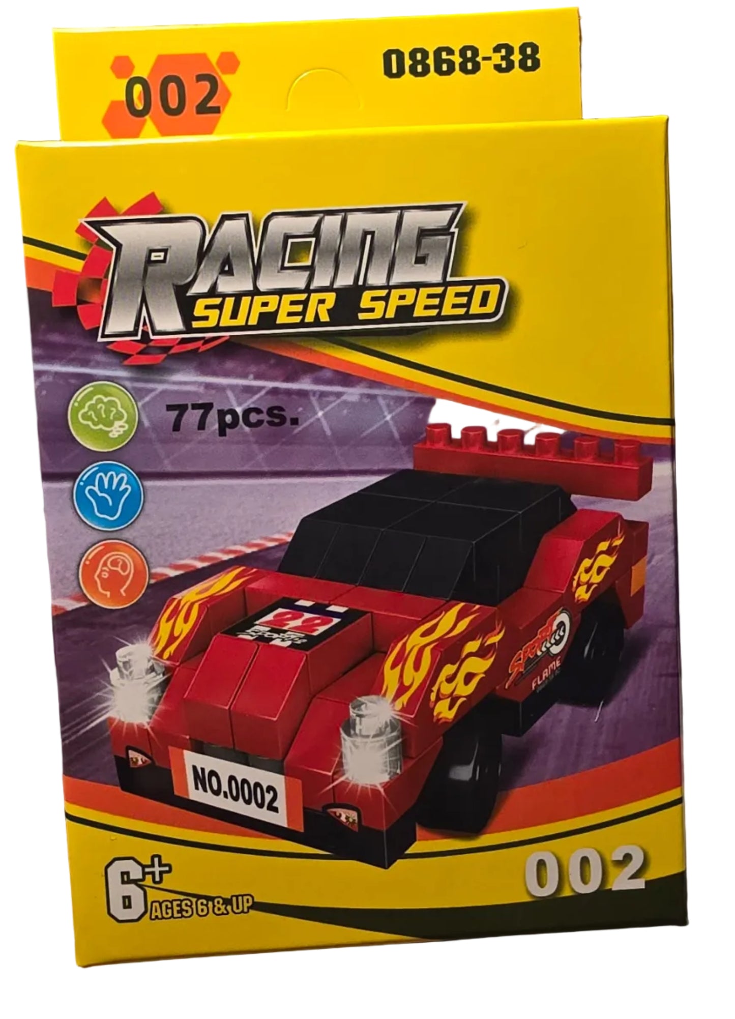 Race Car Building Blocks Set